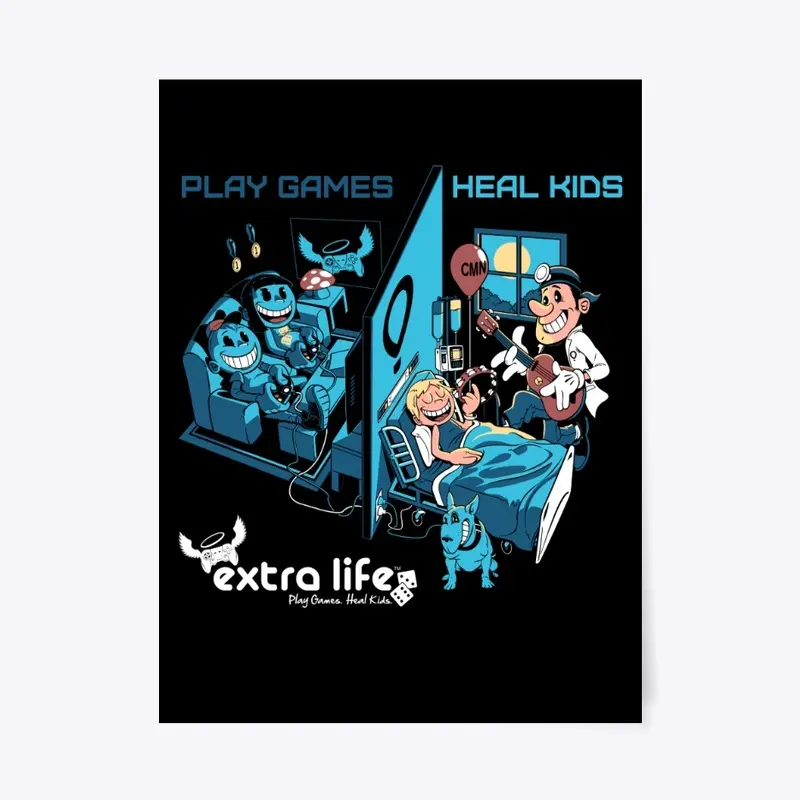 Play Games Heal Kids "Powered By"